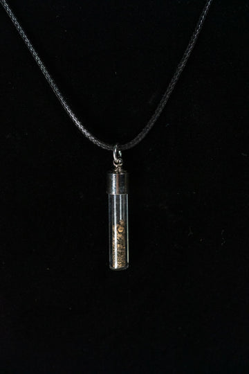 Stegosaurus Bone Powder Capsule Necklace