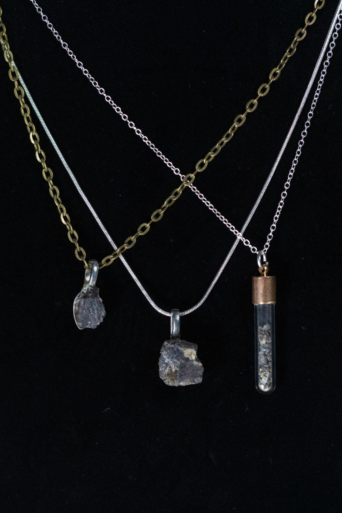 Allosaurus Bone Powder Capsule Necklace
